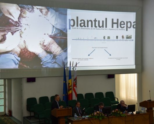 Al doilea transplant hepatic transmis în direct  la USMF „Nicolae Testemițanu”