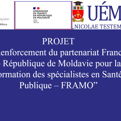 Lansarea proiectului Consolidarea parteneriatului Franța – Republica Moldova pentru formarea specialiștilor în Sănătate Publică